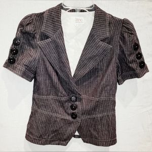 Zinc short sleeve blazer